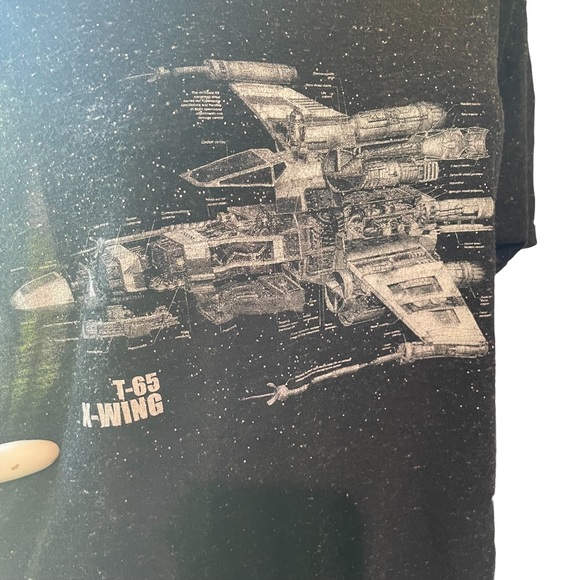 Star Wars T-65 X-Wing Fighter Graphic T-Shirt Size XL - Picture 7 of 8